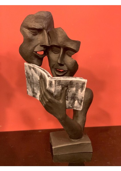 Kitap Okuyan Çift-Mk104-26