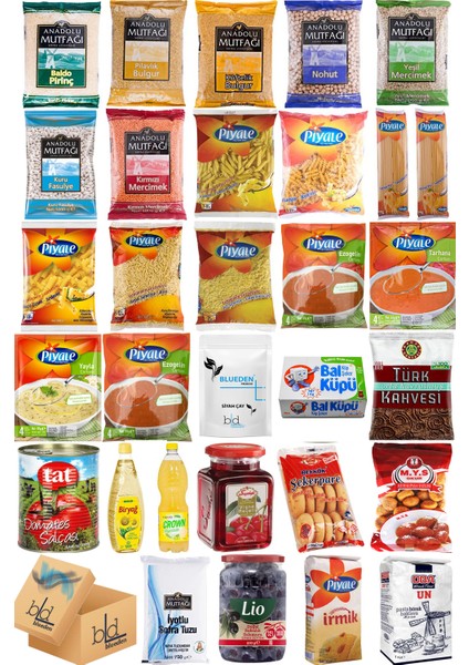 Kurban Kumanya Yardım Erzak Kolisi 31 Parça