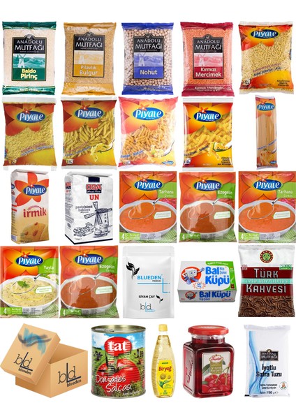 Kurban Kumanya Yardım Erzak Kolisi 24 Parça 3 Nolu Paket