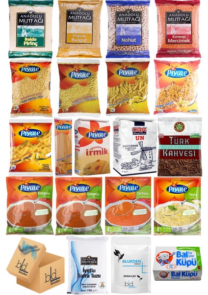 Kurban Kumanya Yardım Erzak Kolisi 20 Parça 4 Nolu Paket