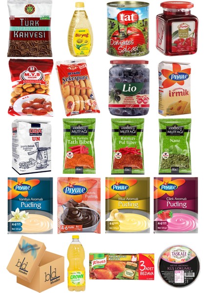 Kurban Kumanya Yardım Erzak Kolisi 40 Parça 7 Nolu Paket