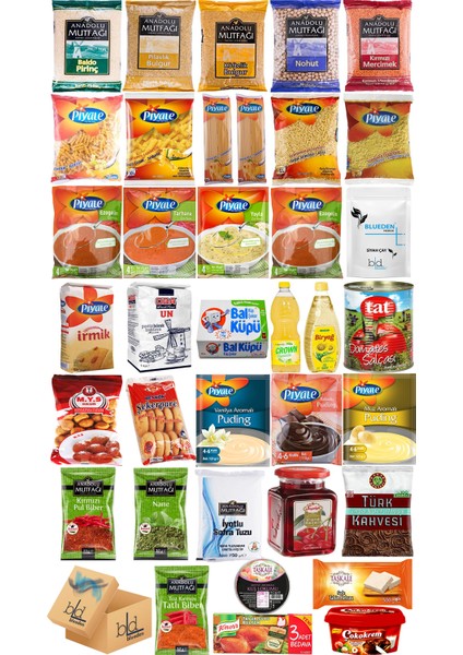 Kurban Kumanya Yardım Erzak Kolisi 37 Parça 8 Nolu Paket