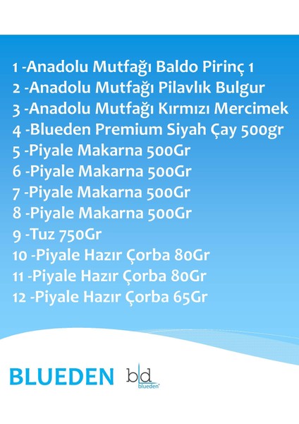 Ramazan Kumanya Yardım Erzak Kolisi 12 Parça 5 Nolu Paket