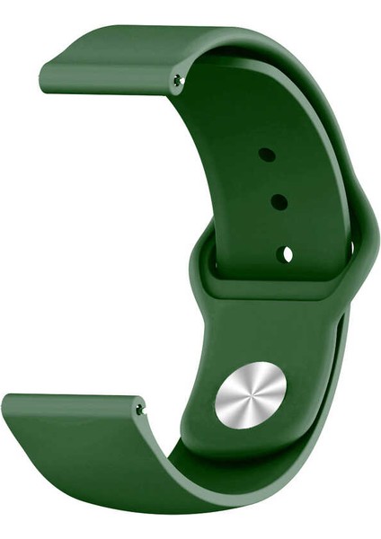 Kayış/kordon Honor Magic Watch 2 Uyumlu Jel Silikon (22 mm) Kordon Haki