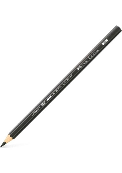 Graphite Aquarelle Suda Çözünür Çizim Kalemi 2b 6'lı