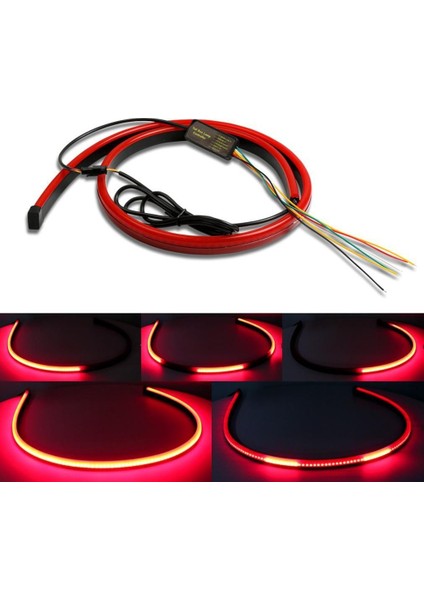 Animasyonlu Bagaj Üstü Arka Cam LED 6 Kablolu