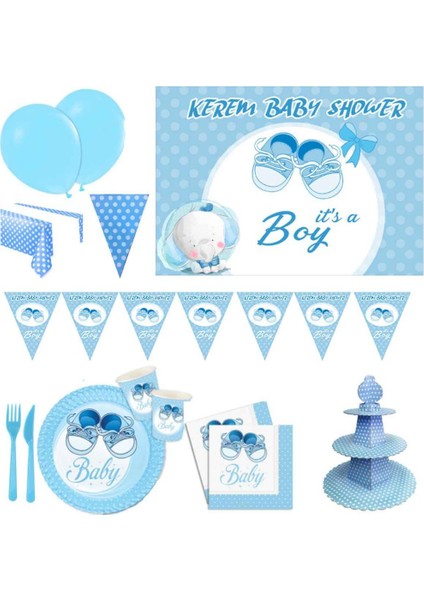 Hastane Odası Baby Shower Afiş Li Set HDTS114