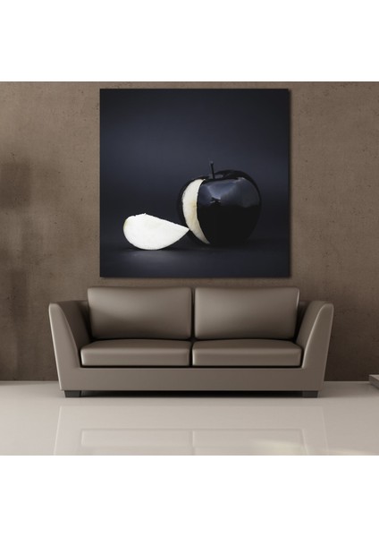Siyah Elma 80 x 80 cm