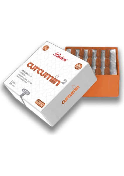 Curcumin 2 - Takviye Edici Gıda 1380 Mg 60 Kapsül 2 Adet