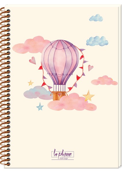 La Plume Ballons Spiralli Defter