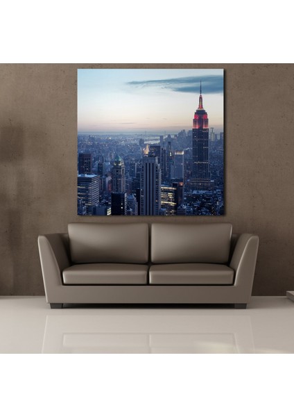 Şehir Manzaraları Akşam Üstü 140 x 140 cm