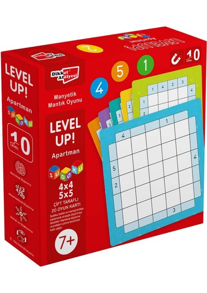 Dikkat Atölyesi Yayınları Levelup! 10 - Apartman Sudoku