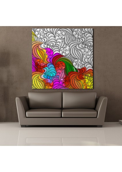 Rengarenk 140 x 140 cm