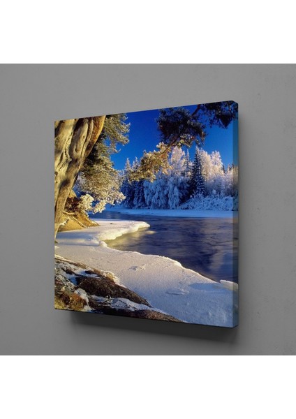 Karlı Manzara 60 x 60 cm