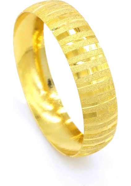 22 Ayar Altın Kaplama 1.5 cm Kalınlıkta Bilezik