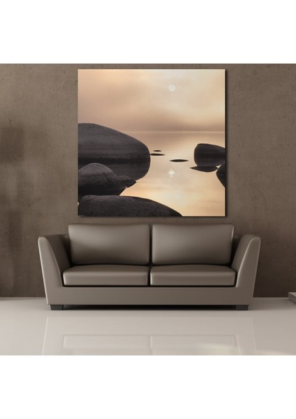 Kayalar ve Deniz 100 x 100 cm