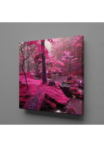 Pembe Ağaçlar 40 x 40 cm