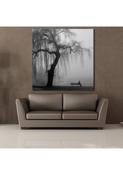 Yağmurlu Bir Sonbahar Resmi 150 x 150 cm