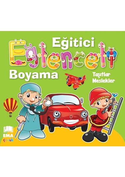 Eğitici Eğlenceli Boyama Kitap Seti - 6 Kitap modelleri
