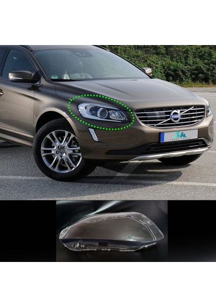 3k Volvo XC60 Far Camı Sağ 2014 2015 2016 2017