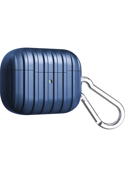 - Apple Airpods Pro - Kılıf Darbelere Karşı Dayanıklı Koruyucu Silikon Kılıf Airbag 21 - Mavi - T16090