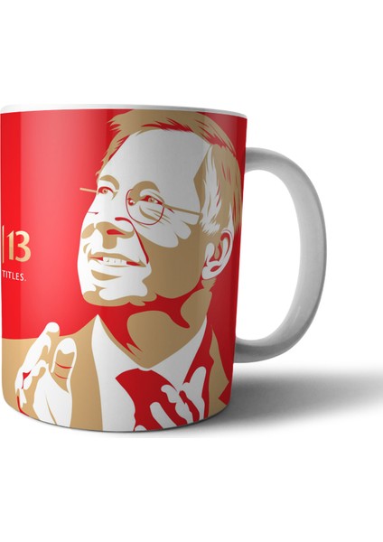 Alex Ferguson Manchester United Kupa Bardak Model 8