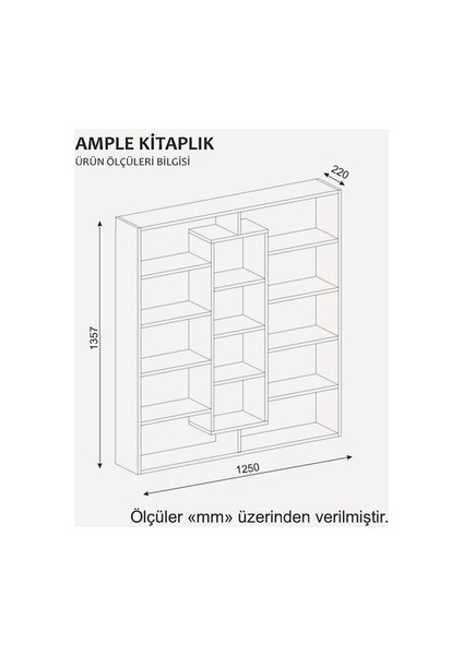 Beyaz Dekoratif Kitaplık-Duvar Rafı (M10) fiyatları