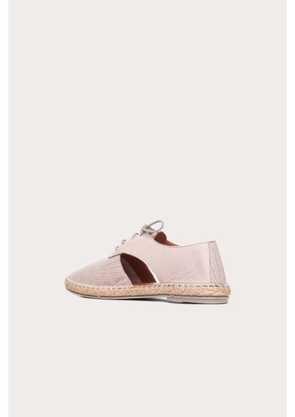 Pudra Deri Kadın Düz Babet fırsatları