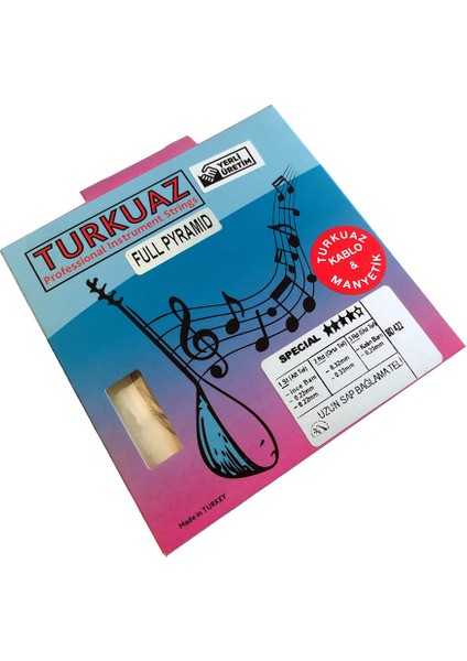 BD422 0.22 mm Full Pyramid Takım Tel Uzun Sap Bağlama Teli 022