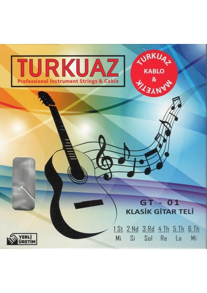 Gt-01 Takım Tel Klasik Gitar Teli