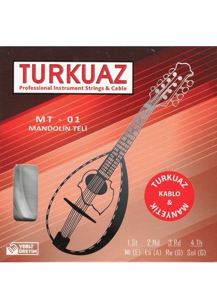 Mt-01 Takım Tel Mandolin Teli