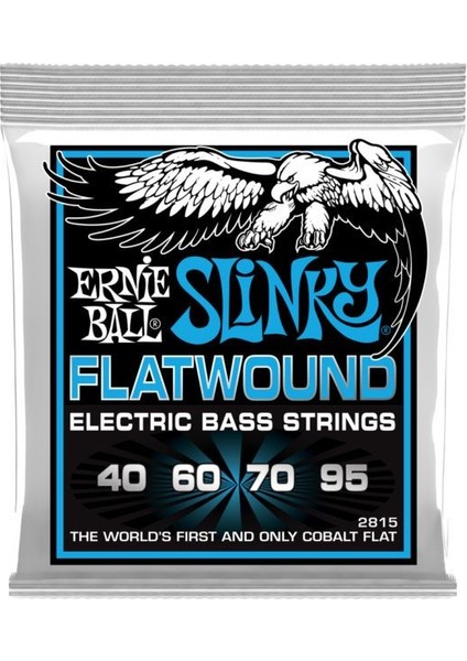 2815 Extra Slinky Flatwound Electric Bass Strings Takım Tel Bas Gitar Teli 040-95