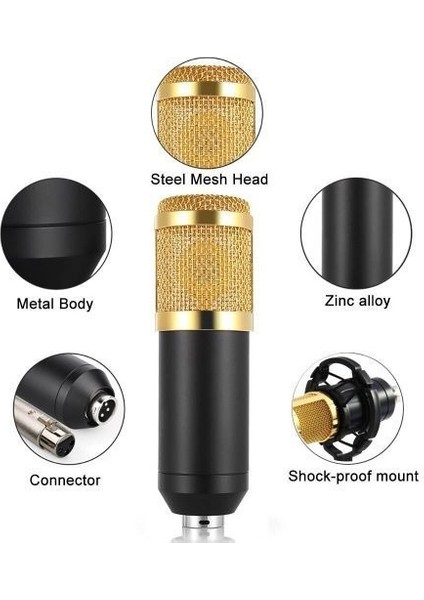 BM800 Set Condenser Kayıt Mikrofonu