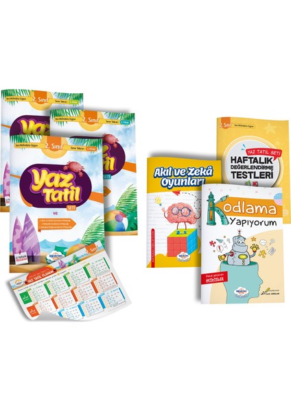 2. Sınıf Yaz Tatil Kitabı Seti
