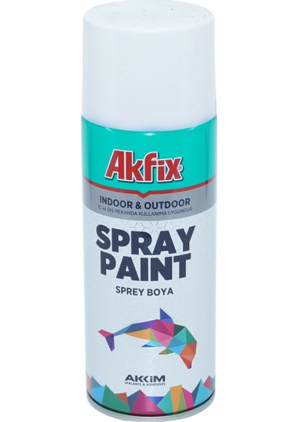 Mat Beyaz Akrilik Sprey Boya 400ML/300GR