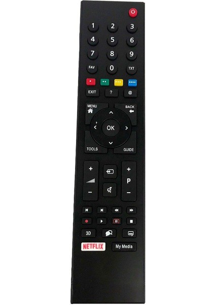Bayırtech Arçelik Grundig Beko LCD Tv Kumanda Netflix Tuşlu