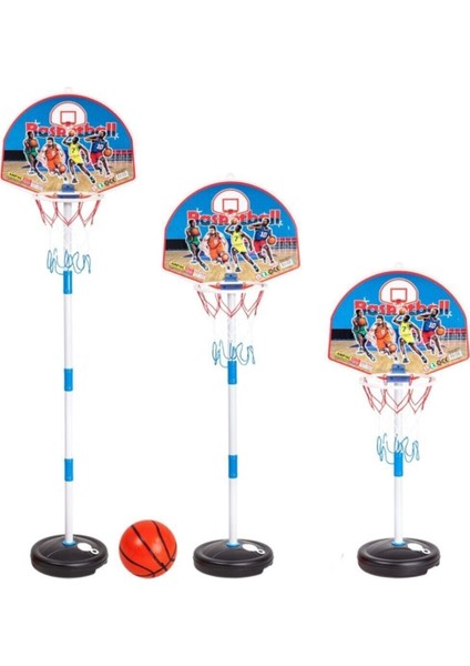 Çocuk Basketbol Potası Yükseklik Ayarlanabilir Kutulu Ayaklı Basket Eğitim Potası