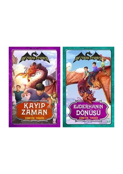 Ahi Evran Efsanesi 2 Kitap Set Zübeyir Tokgöz Kayıp Zaman - Ejderhanın Dönüşü