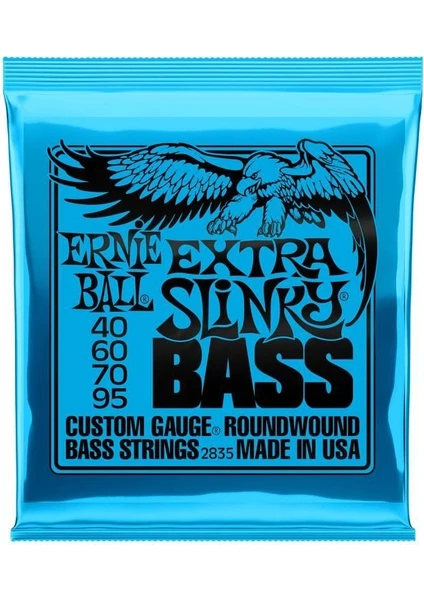 Ernie Ball P02835 Bas Gitar Teli 4 Telli 40-95