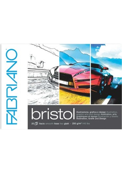 Bristol A5 20 Yaprak Markör Blok 250 gr
