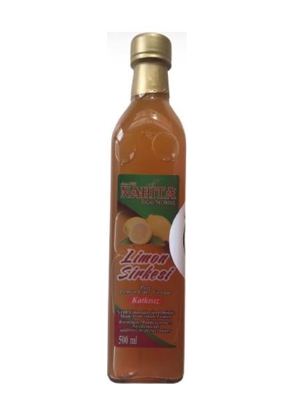 Organik Naturel Nahita Limon Sirkesi Katkısız (500GR)