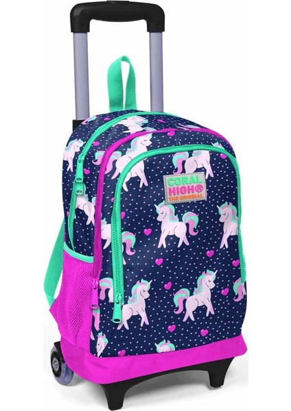 Yaygan Coral High Çekçekli Işıklı Okul Çantası 23366 fiyatları