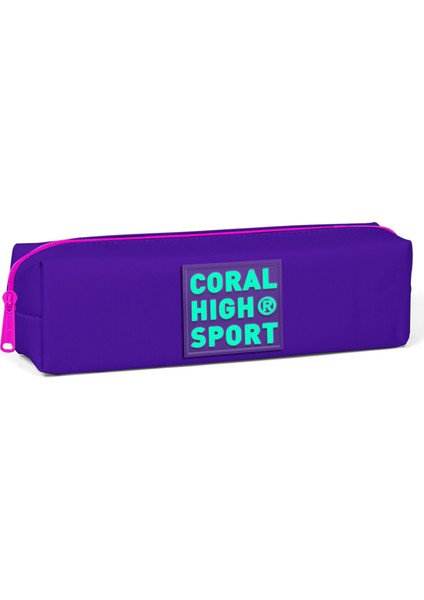 Sport Mor Tek Bölmeli Kalemkutu