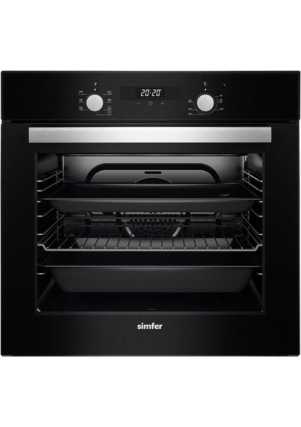 Siyah Dijital Ankastre Set (Af 7327 - Ad 8658 - Ao 3500)