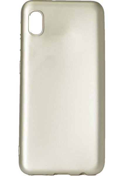- Samsung Galaxy A01 Core - Kılıf Mat Soft Premier Silikon Kapak - Gold - T16765