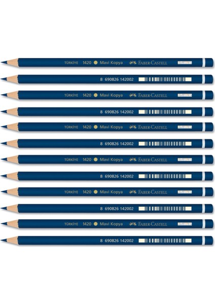 Mavi Kopya Kalemi - 12'li Set