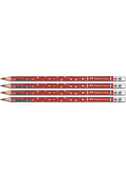 Başlık-Kopya Kalemi - Yıldızlar Silgili - 4'lü Set