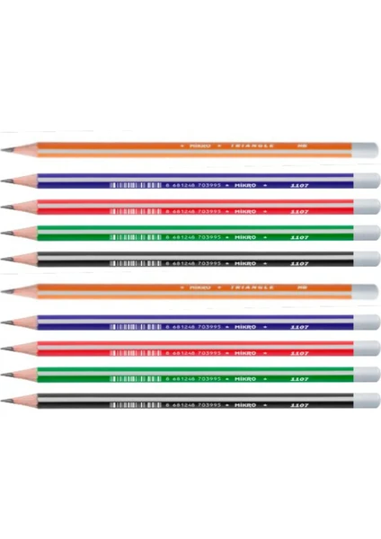 Kurşun Kalem - Triangle (Üçgen) - 10'lu Set