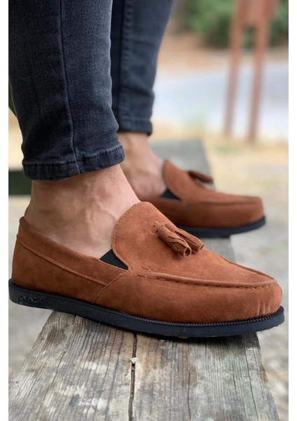 Loafer Erkek Ayakkabı 007 Taba