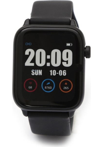 Akıllı Saat Siyah + Bluetooth Kulaklık + Ekran Koruyucu